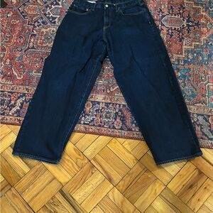 GAP Extra Baggy Jeans Dark Wash Indigo wide leg Skater 10” Leg opening